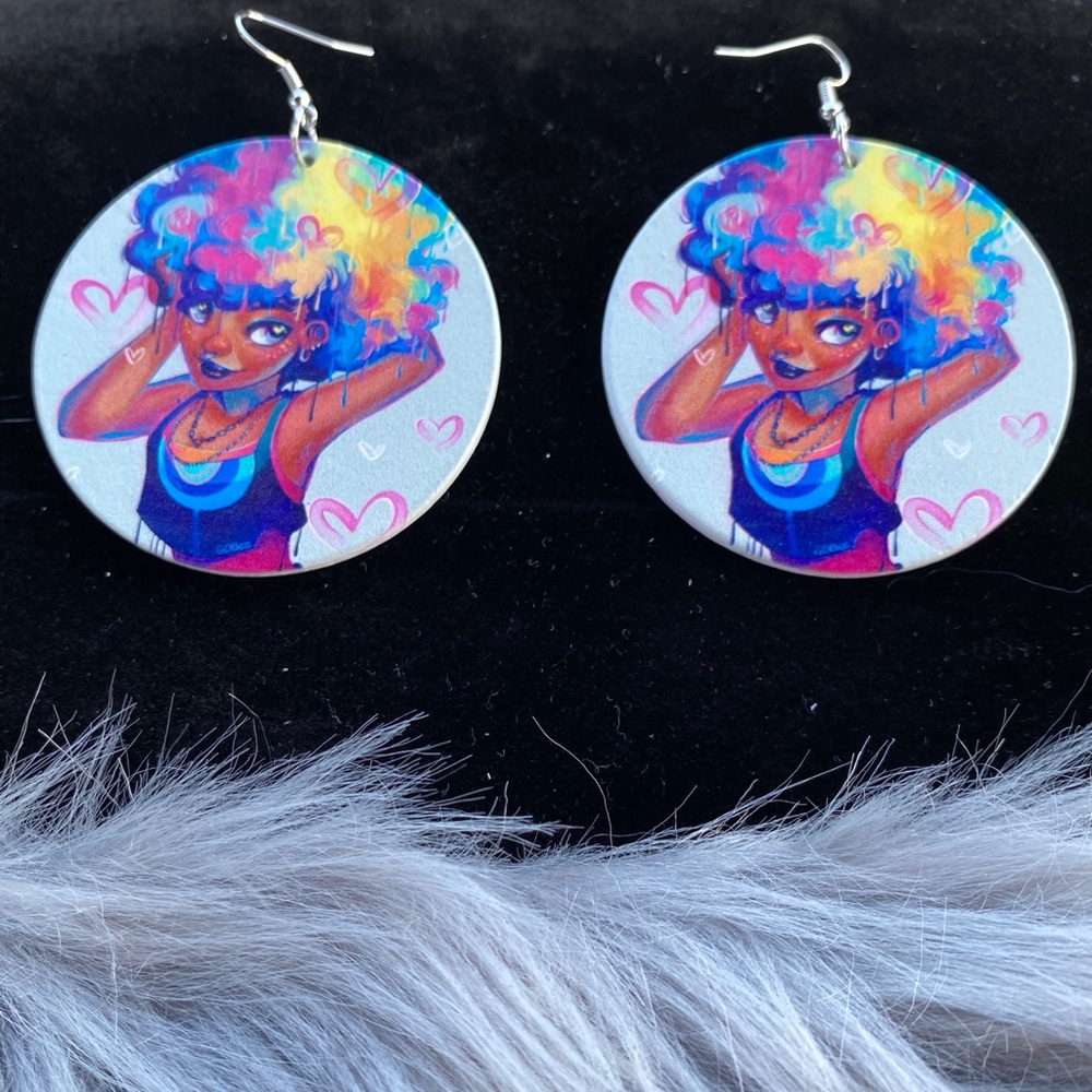 Wooden earrings